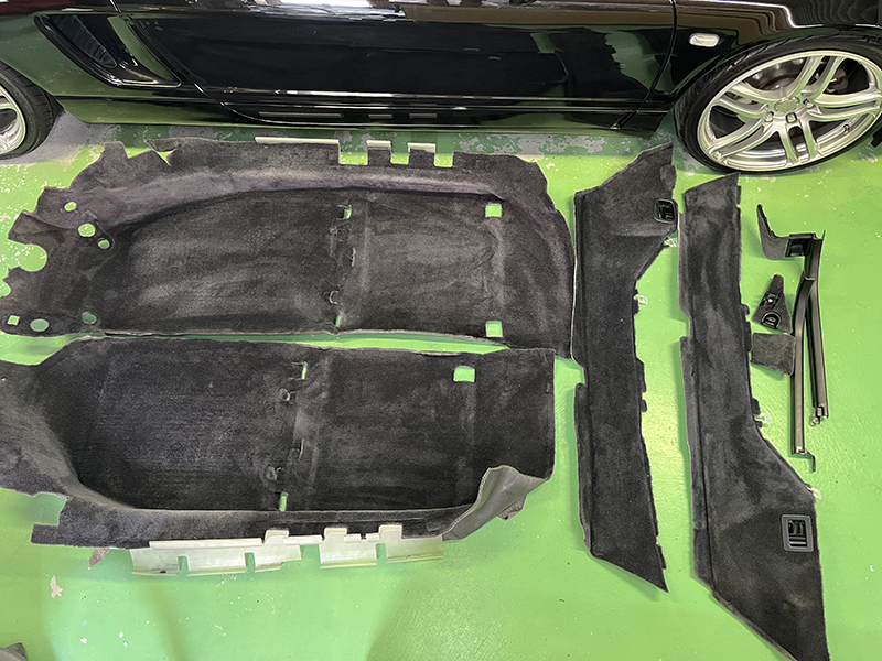 NSX 取り外した1991クーペ純正フロアカーペット