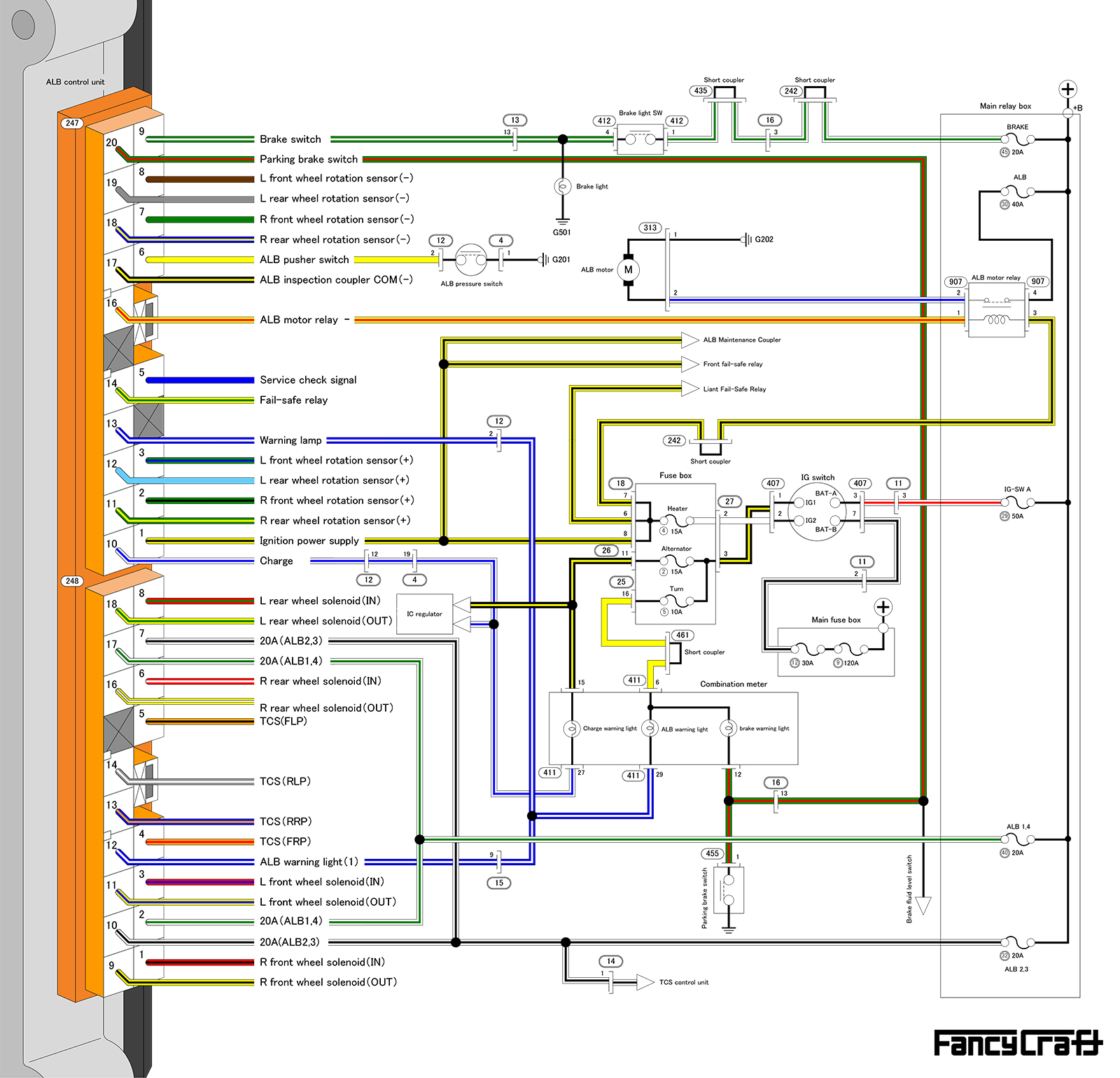 NSX early ALB wiring diagram
