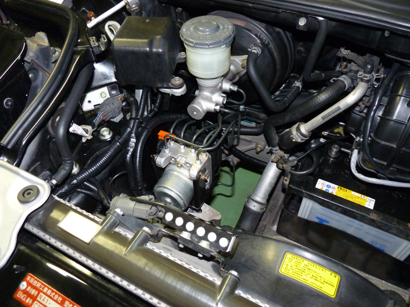 NSX 後期ABSモジュレータ換装と配線作業完了