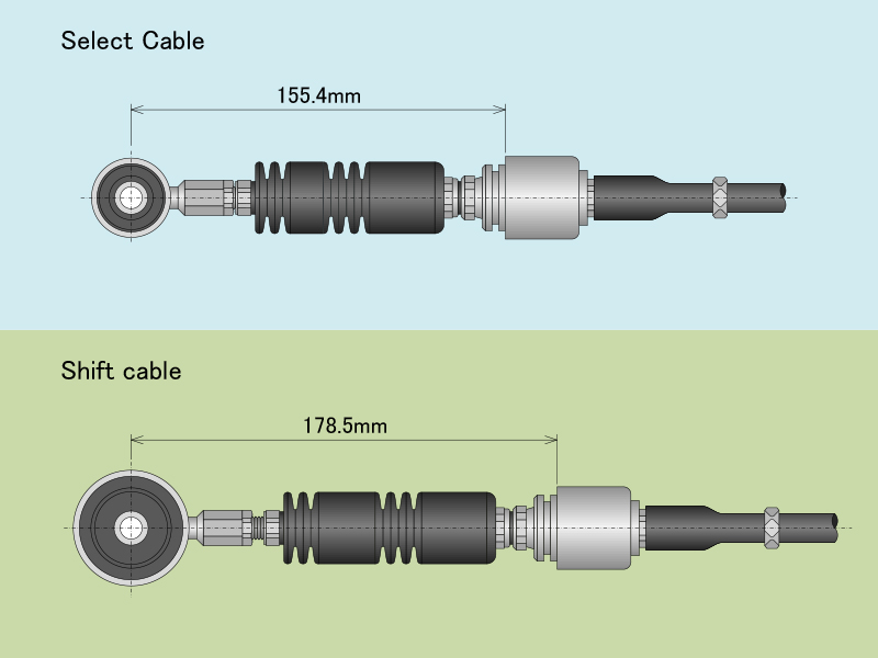 NSX AT → MT conversion Select cable, shift cable adjustment reference values