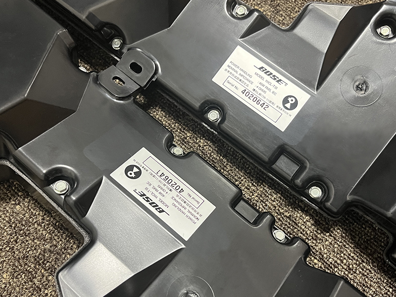 NSX BOSE純正エンクロージャーに111CL-TⅢを換装 ラベルを移植して純正品感アップ