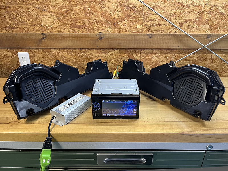 NSX BOSE純正エンクロージャーに111CL-TⅢを換装 テスト再生